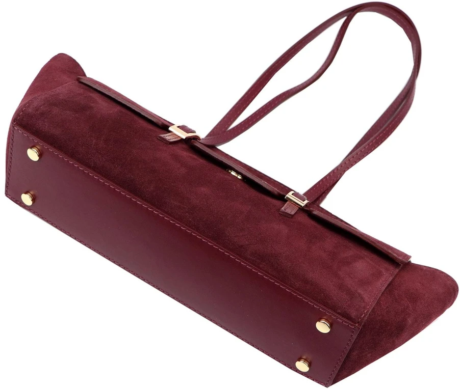 Moteriška natūralios odos rankinė Camilla Premium, 40 × 15 × 10 cm
