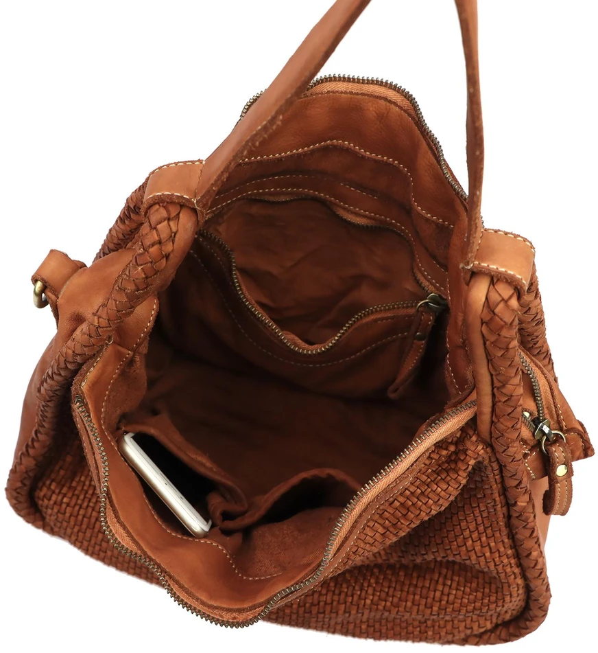 Moteriška natūralios odos rankinė VS, 33 × 26 × 13 cm
