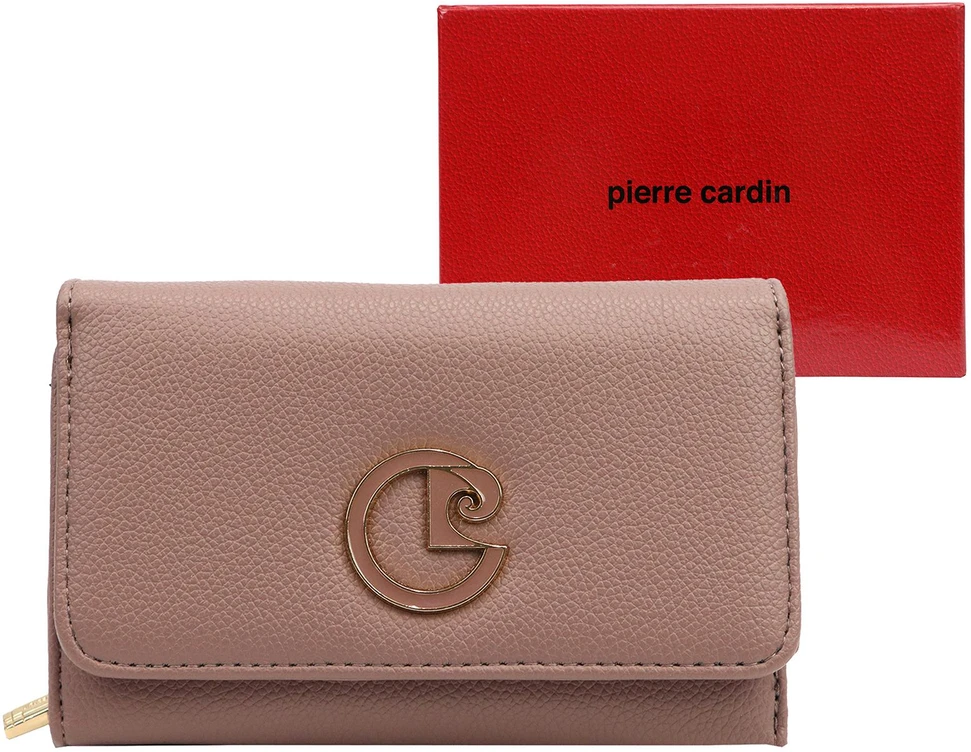 Moteriška odos imitacijos piniginė Pierre Cardin, 15,5 × 10,5 × 4,5 cm