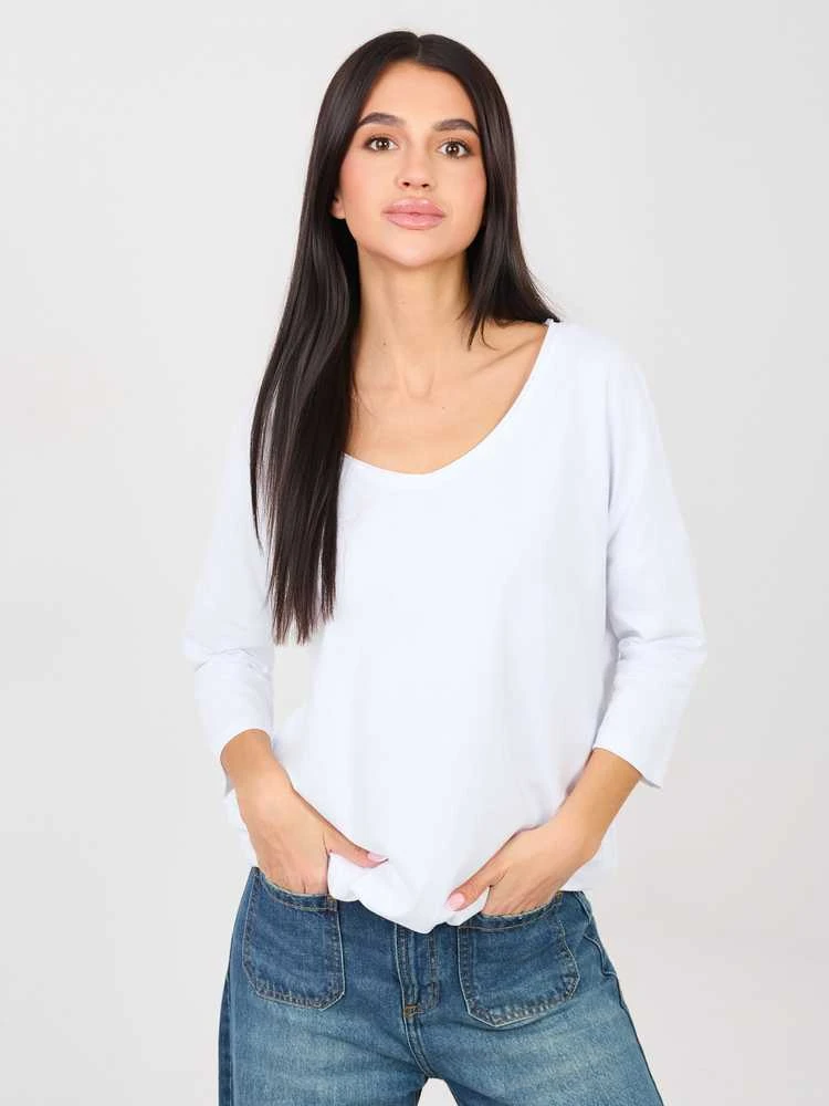 Moteriška oversize palaidinė balta