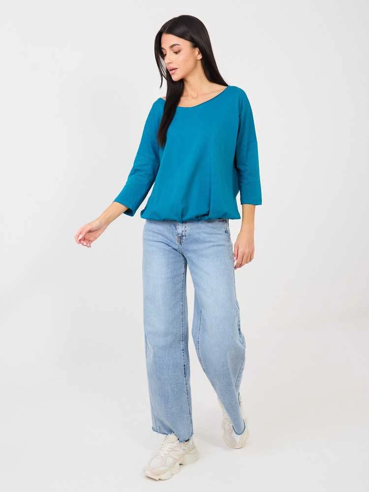 Moteriška oversize palaidinė turkio spalvos