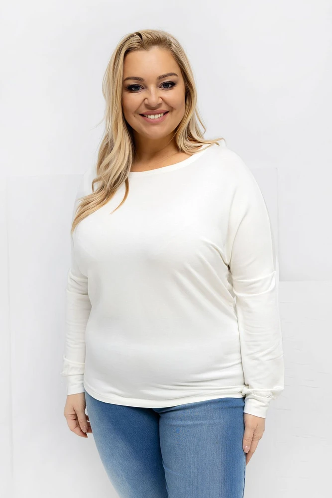 Moteriška palaidinė ilgomis rankovėmis Plus Size Relevance