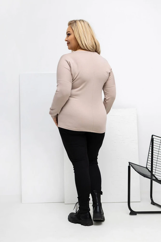 Moteriška palaidinė ilgomis rankovėmis Plus Size Relevance