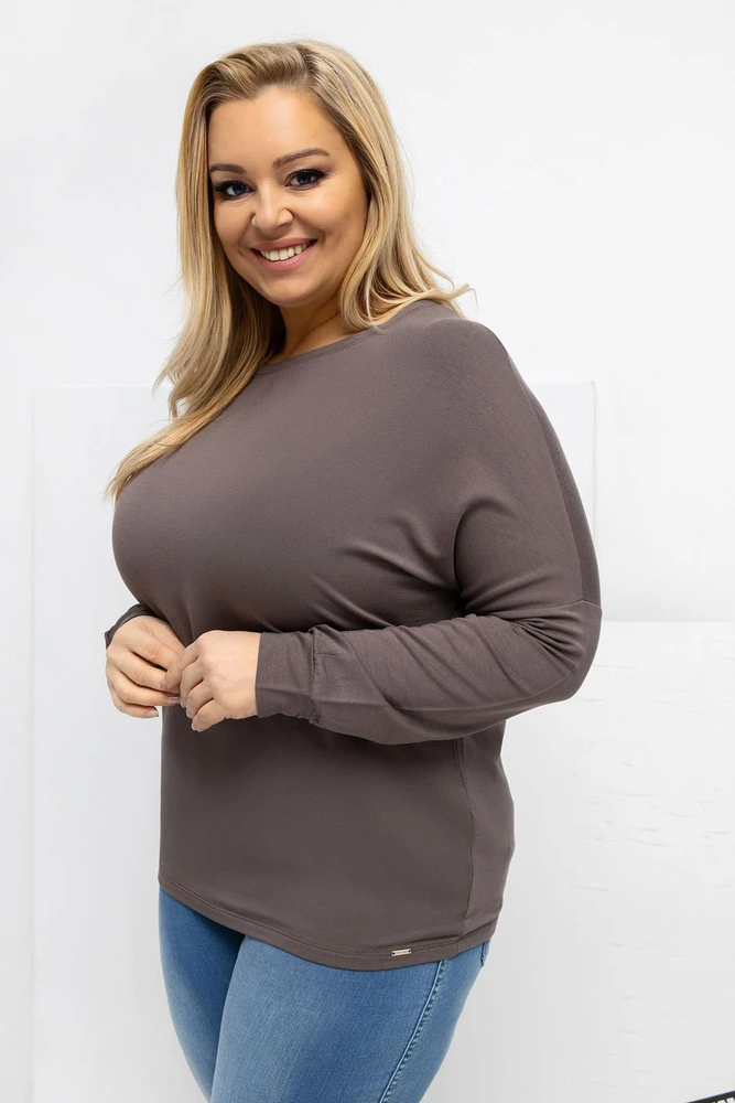 Moteriška palaidinė ilgomis rankovėmis Plus Size Relevance