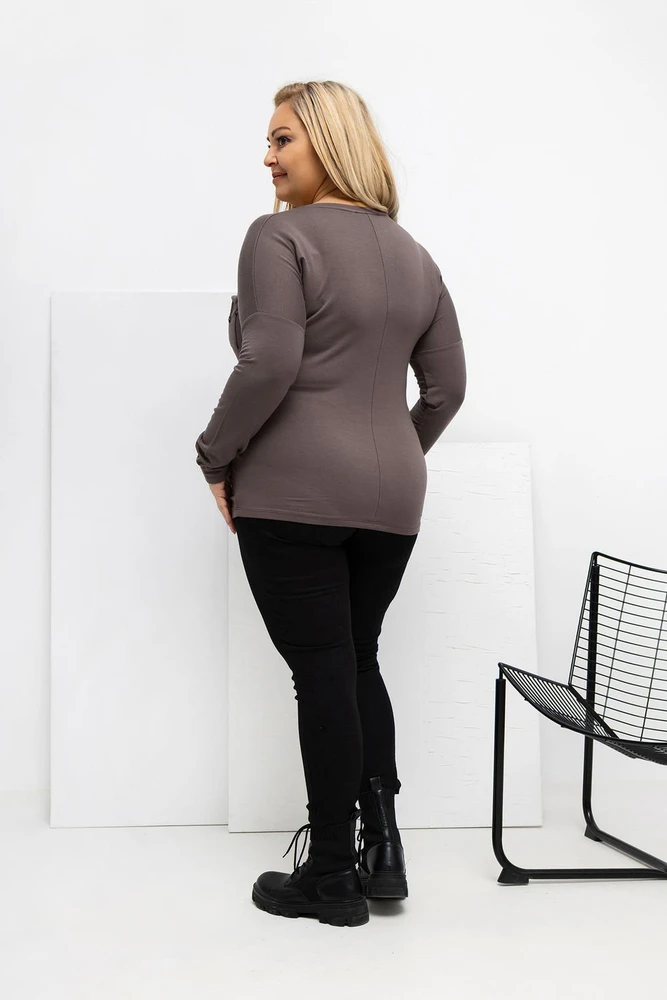 Moteriška palaidinė ilgomis rankovėmis plus size Relevance