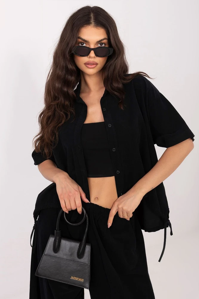 Moteriška palaidinė iš medvilnės Italy Moda