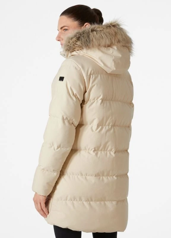 Moteriška pašiltinta parka Helly Hansen Blossom Puffy, smėlio