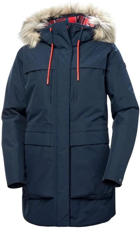 Moteriška pašiltinta striukė Helly Hansen Coastal Parka, tamsiai mėlyna
