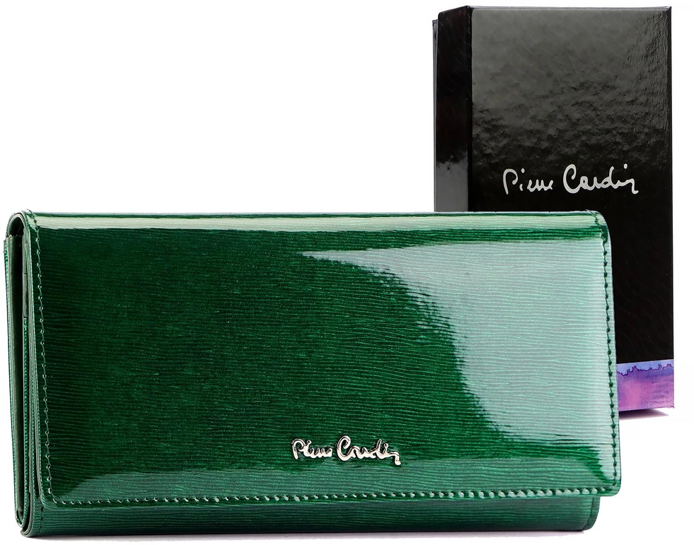 Natūralios odos moteriška piniginė Pierre Cardin 05 LINE 102, pilka