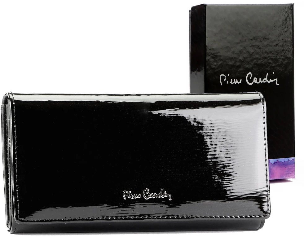 Natūralios odos moteriška piniginė Pierre Cardin 05 LINE 102, pilka