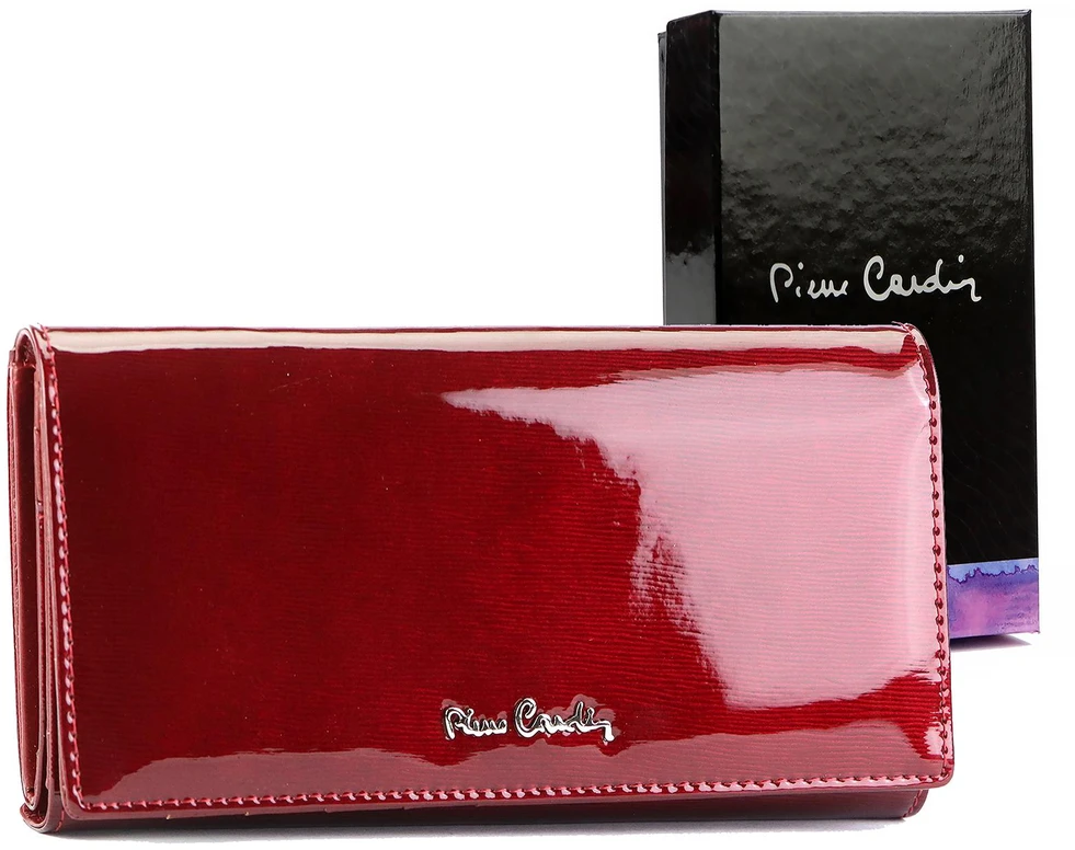 Natūralios odos moteriška piniginė Pierre Cardin 05 LINE 102, pilka