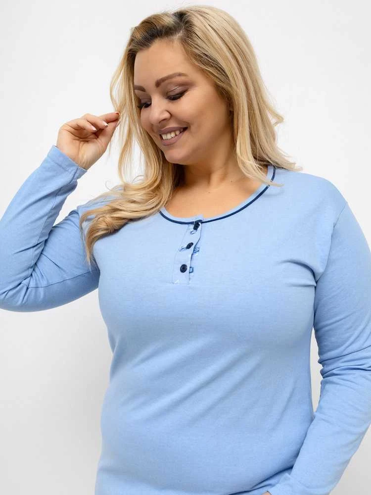 Moteriška pižama, šviesiai mėlyna XS–5XL