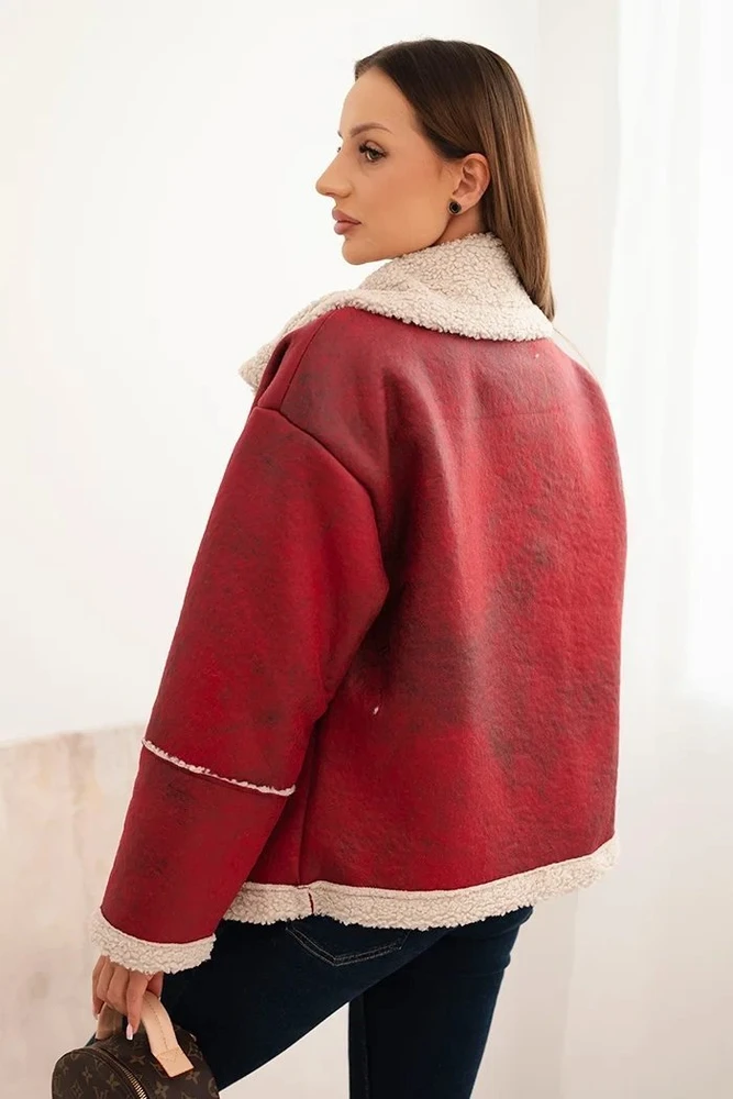 Moteriška Plus Size striukė, smėlio spalvos