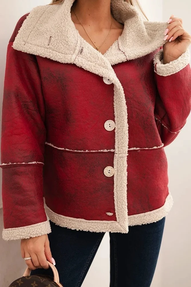 Moteriška Plus Size striukė, smėlio spalvos