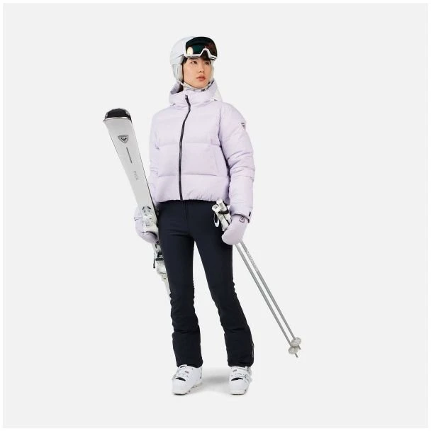 Moteriška pūkinė striukė Rossignol Daille Down 10 000/20 000, pilka