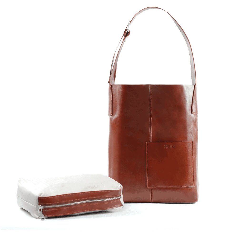 Gold Rankinė moterims FL29 ELVORIA BROWN