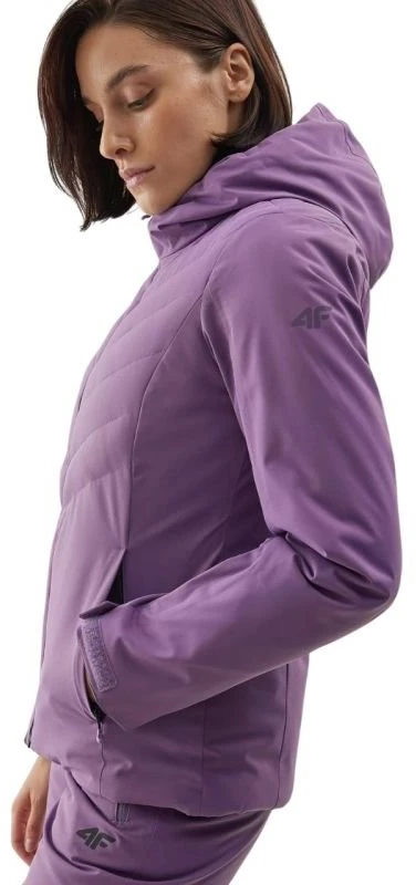 Moteriška slidinėjimo striukė 4F F122, tamsiai violetinė