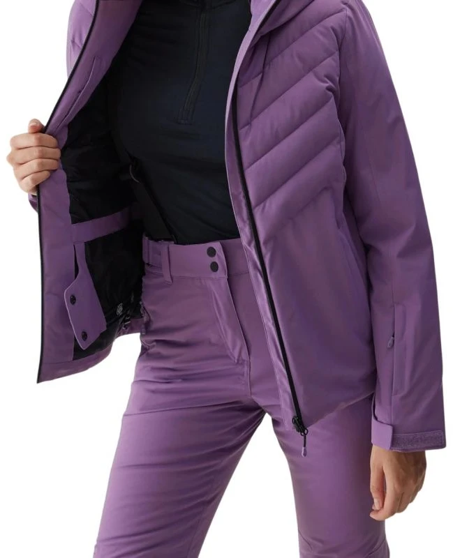 Moteriška slidinėjimo striukė 4F F122, tamsiai violetinė