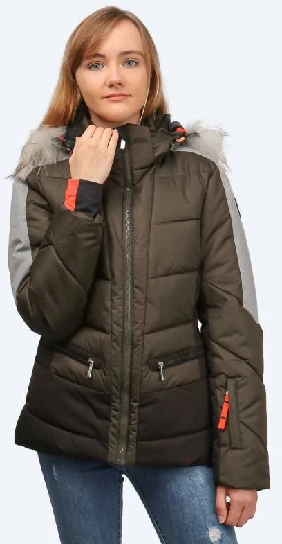 Moteriška slidinėjimo striukė Icepeak Electra IA, ruda