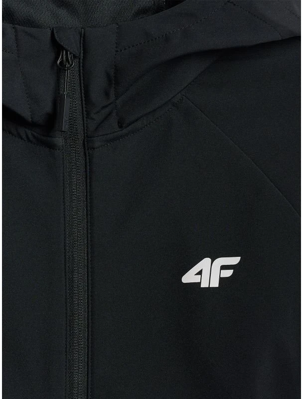 Moteriška softshell striukė 4F, juoda