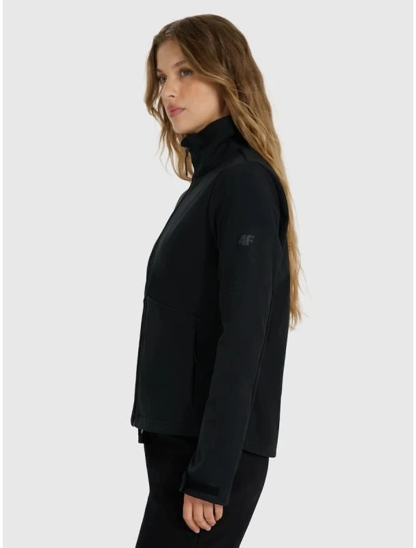 Moteriška softshell striukė 4F su NeoDry 5000 / 3000, juoda