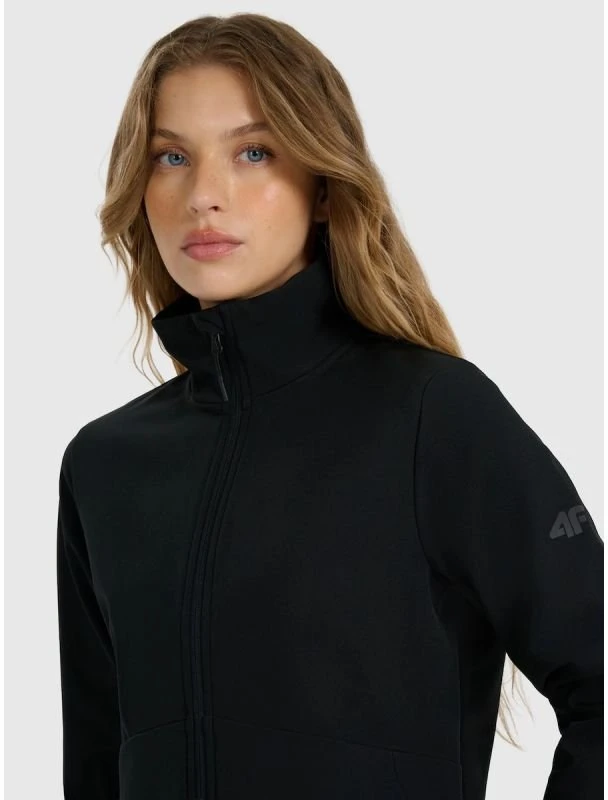 Moteriška softshell striukė 4F su NeoDry 5000 / 3000, juoda