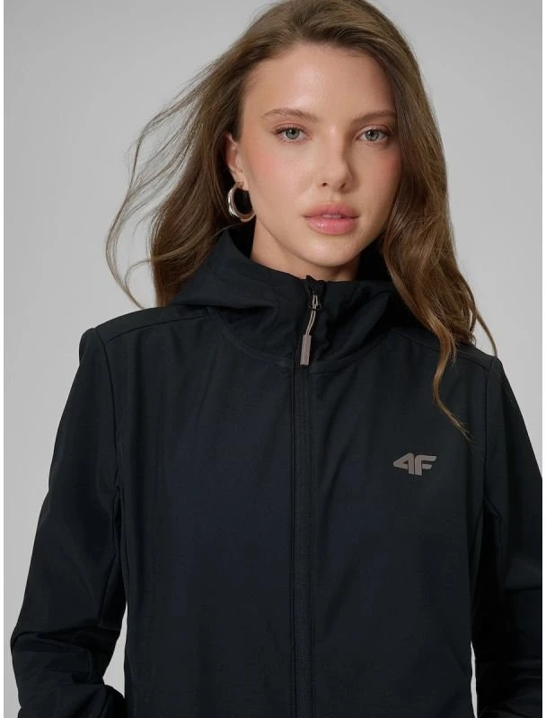 Moteriška softshell striukė 4F su NeoDry 5000, juoda