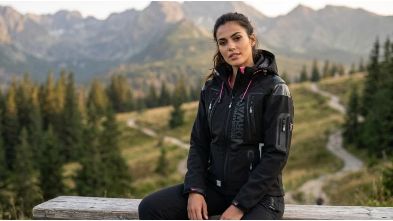 Moteriška softshell striukė Geographical Norway Tislande, juoda