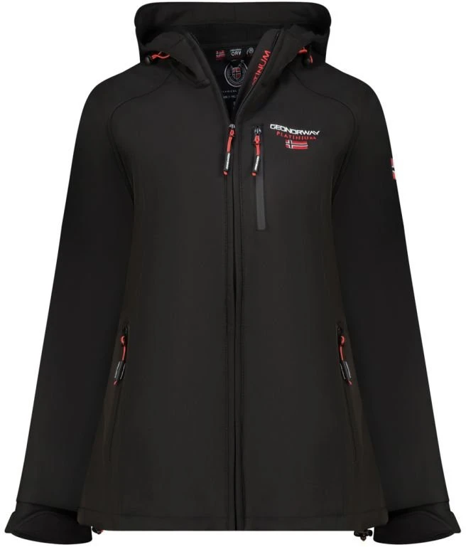 Moteriška softshell striukė Geographical Norway Tacer DB, juoda