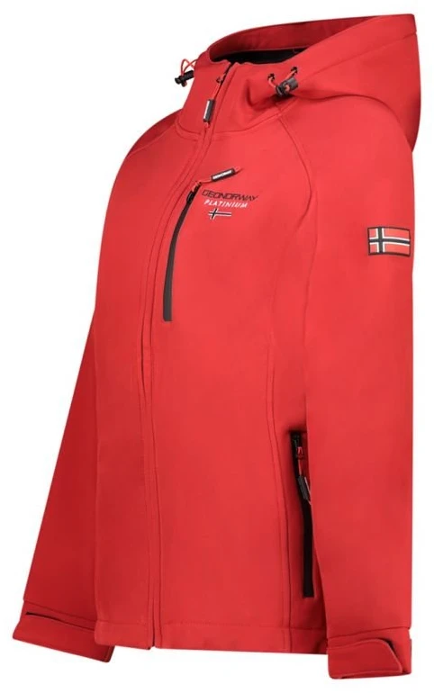 Moteriška softshell striukė Geographical Norway Tacer, raudona