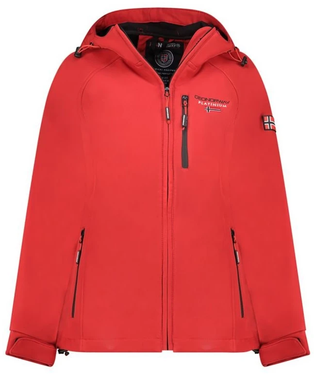 Moteriška softshell striukė Geographical Norway Tacer, raudona