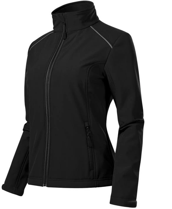 Moteriška softshell striukė Malfini Valley, juoda