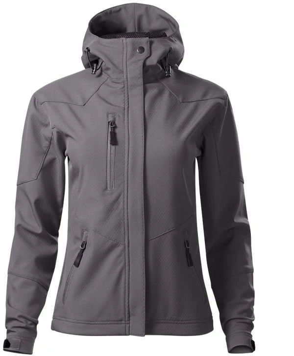 Moteriška softshell striukė su membrana Malfini Nano, pilka