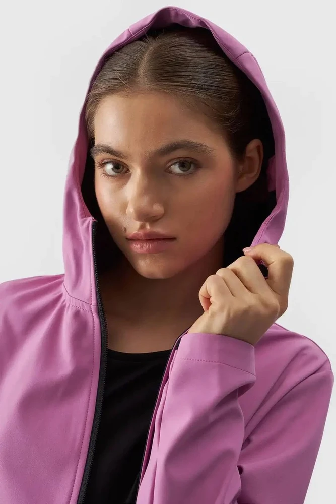 Moteriška striukė 4F Softshell membrana 5000 4F Rožinė