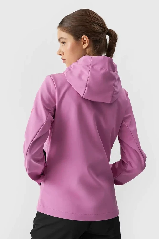 Moteriška striukė 4F Softshell membrana 5000 4F Rožinė