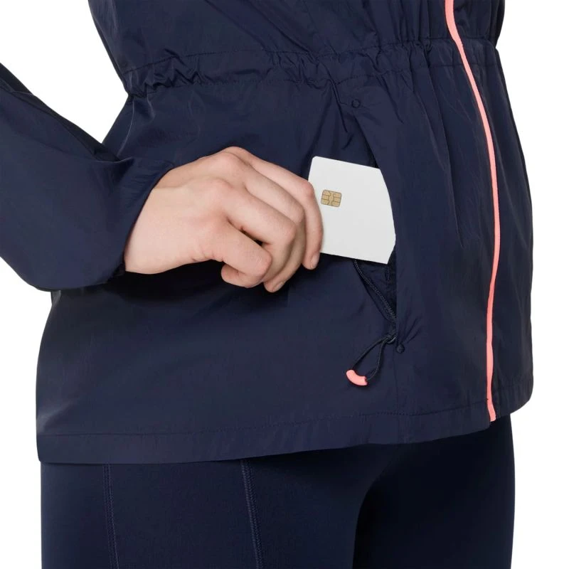Moteriška striukė ASICS Road Packable, tamsiai mėlyna