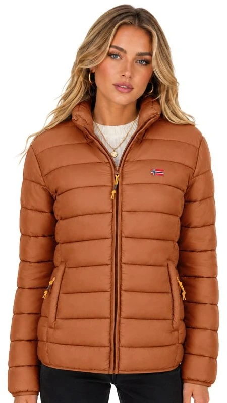 Moteriška striukė Geographical Norway Atikolor Basic, karamelinė