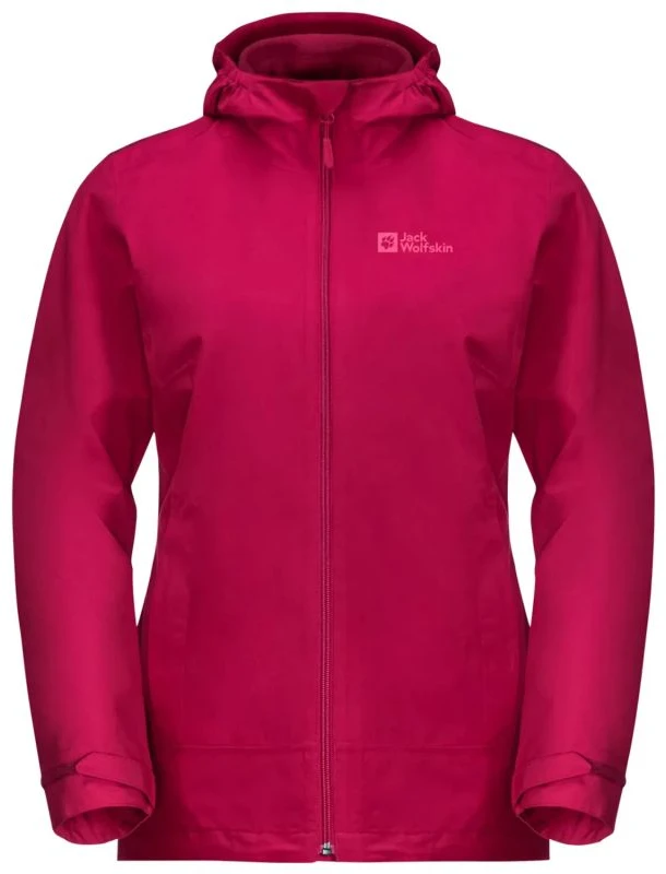 Moteriška striukė Jack Wolfskin Nature Corduroy, violetinė