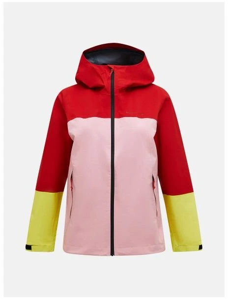 Moteriška striukė Peak Performance Trail Hipe 2.5L Shell, raudona