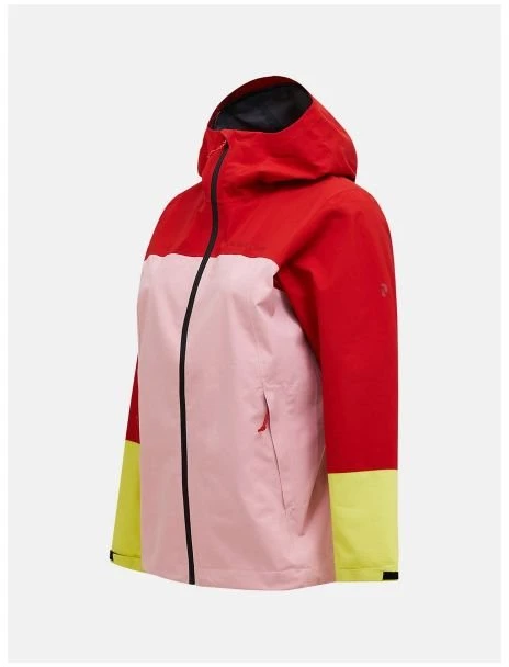 Moteriška striukė Peak Performance Trail Hipe 2.5L Shell, raudona