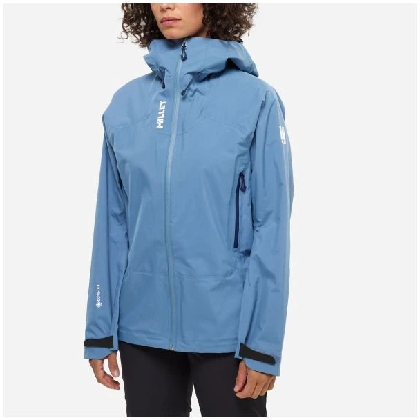 Moteriška striukė su GORE-TEX membrana Millet Kamet GTX, mėlyna