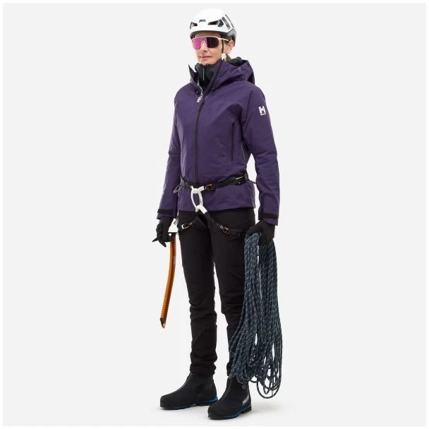 Moteriška striukė su GORE-TEX membrana Millet Kamet GTX, violetinė