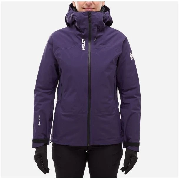 Moteriška striukė su GORE-TEX membrana Millet Kamet GTX, violetinė