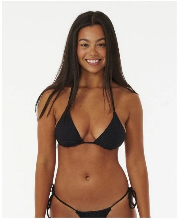 Moteriška trikampė bikinio liemenėlė Rip Curl Premium Surf, juoda