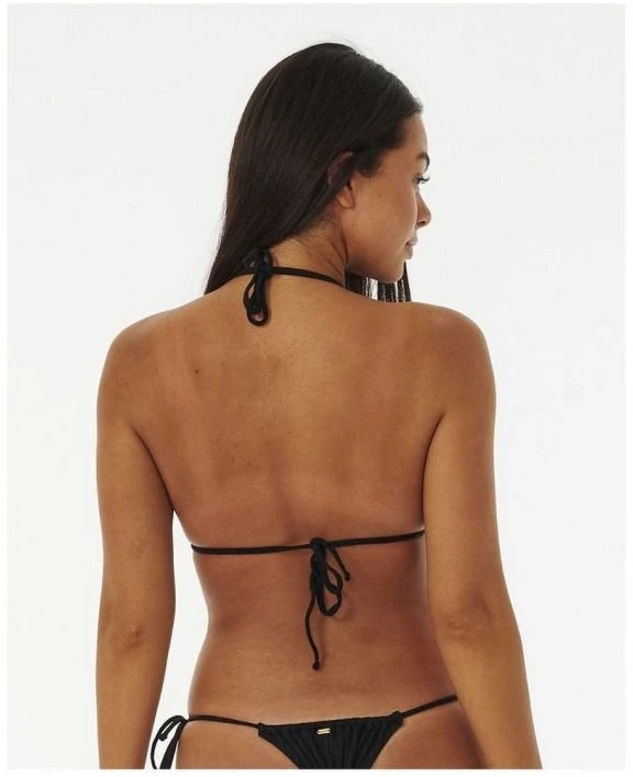 Moteriška trikampė bikinio liemenėlė Rip Curl Premium Surf, juoda