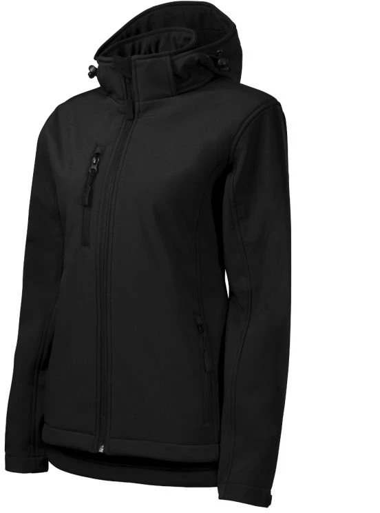 Moteriška turistinė softshell striukė Malfini Performance, juoda