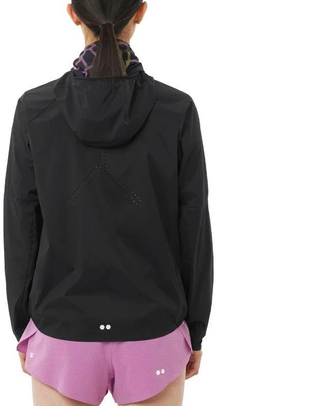 Moteriška vėjastriukė Salomon Sense Aero Wind JKT W LC2743700, juoda, L dydis