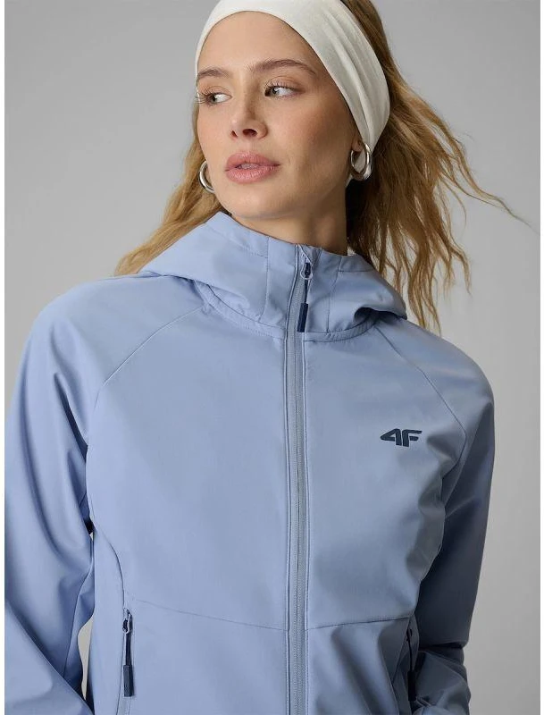 Moteriška vėjo nepraleidžianti softshell tipo striukė su 5000 membrana 4F 4FWSS26TSOFF546-34S