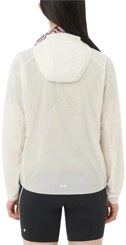 Moteriška vėjo nepraleidžianti striukė Salomon Sense Aero Wind JKT W LC2743800, smėlio spalvos, dydis L