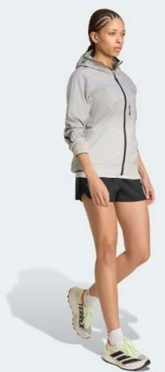 Moteriška vėjo striukė adidas TERREX Xperior, juoda ir balta